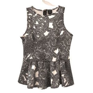 Worthington Peplum Sleeveless Top